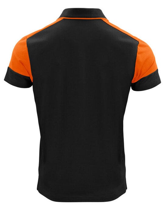 Polo - Black/Orange