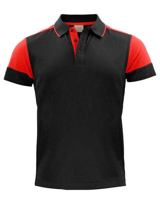 Polo - Black/Red
