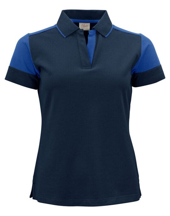 Ladies Polo - Navy/Cobalt