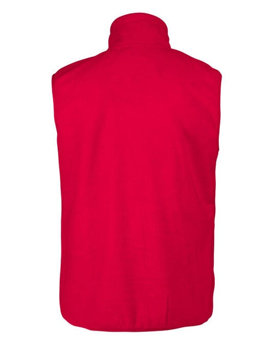 Sideflip Fleece Vest - Red