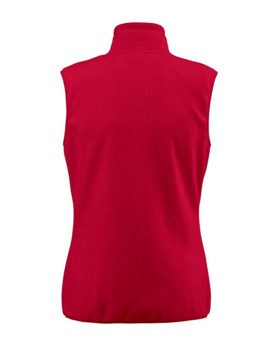 Ladies Sideflip Fleece Vest - Red