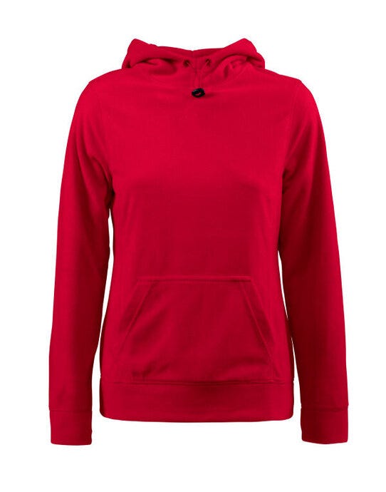 Ladies Switch Fleece Hoodie - Red