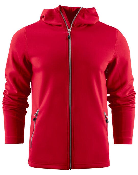 Layback Full Zip Hoodie - Red