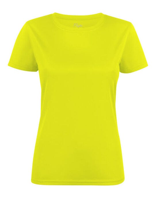 Ladies Run T-Shirt - Bright Yellow