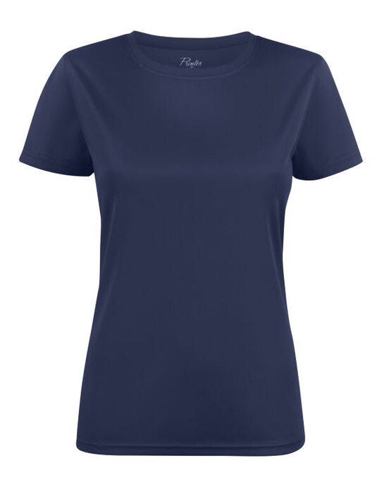 Ladies Run T-Shirt - Navy