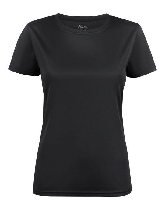 Ladies Run T-Shirt - Black