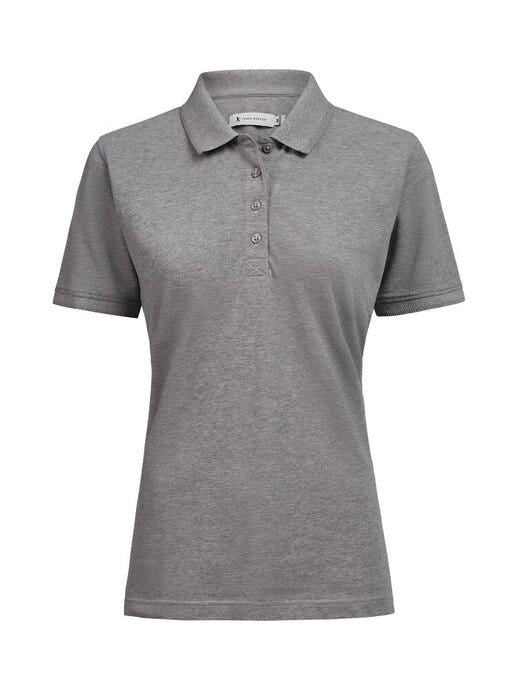 Ladie Supreme Stretch Polo - Grey Melange