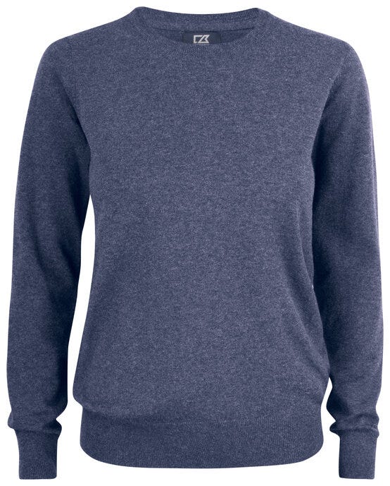 C&B Ladies Oakville Crewneck Sweat - Navy Melange