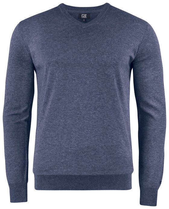 C&B Oakville V-Neck Sweater - Navy Melange