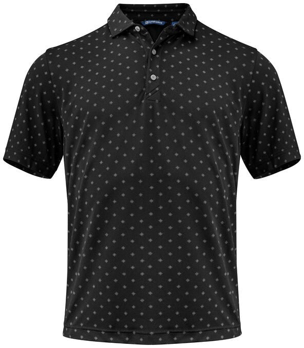 C&B Virtue Polo Printed - Black