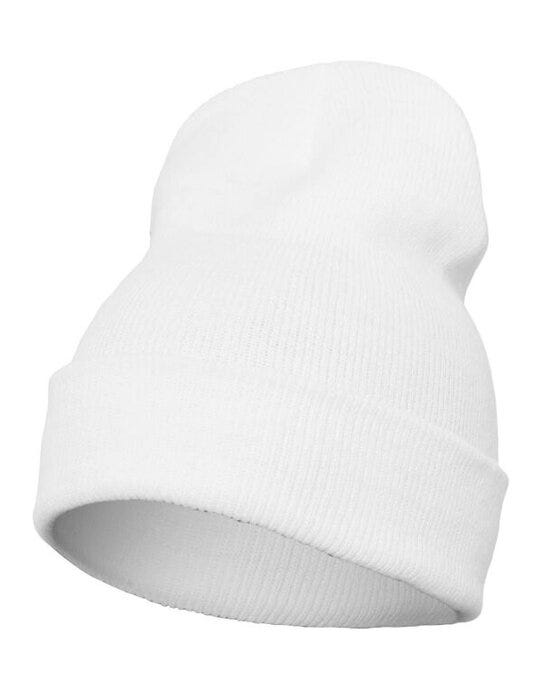 YP Cuffed Knit Beanie - White