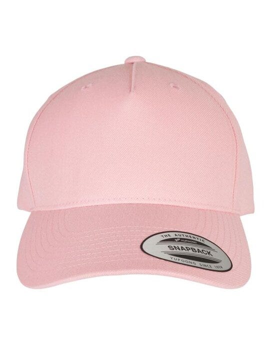 YP Classics 5 Panel Premium Cap - Prism Pink