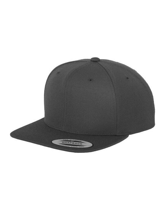 Classic Snapback Cap - Dark Grey