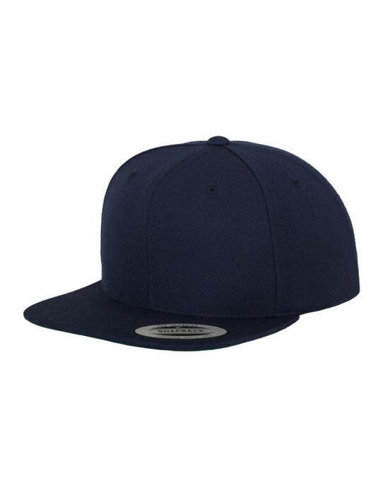 Classic Snapback Cap - Navy
