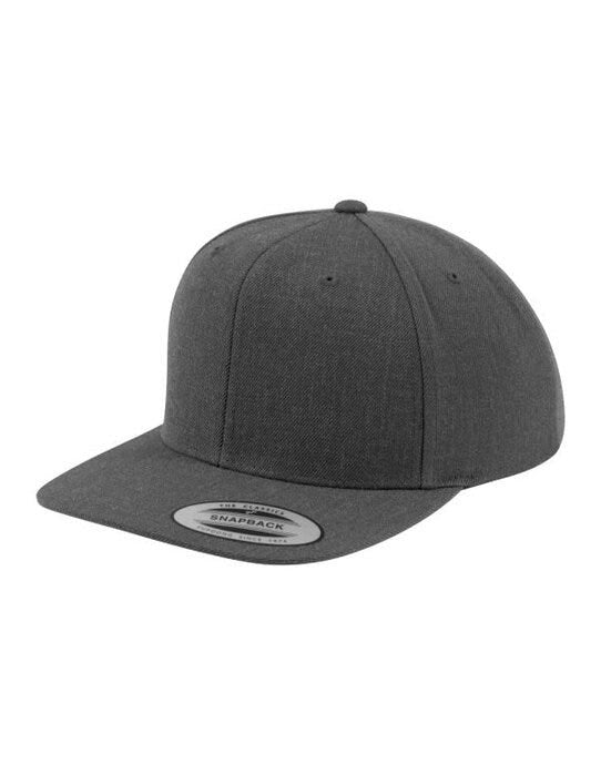 Classic Snapback Cap - Dark Grey/Dark Grey