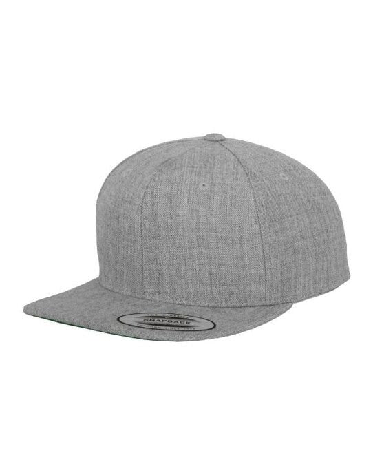 Classic Snapback Cap - Heather