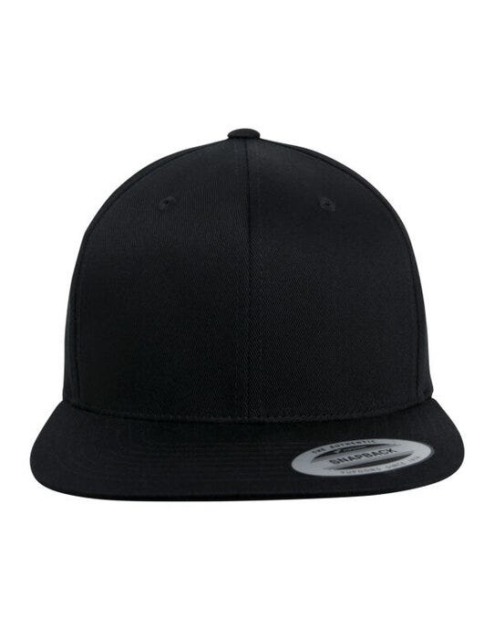 Organic Cotton Snapback - Black
