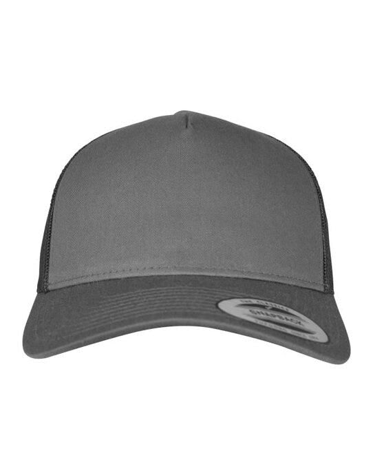 5 Panel Retro Trucker Cap - Charcoal
