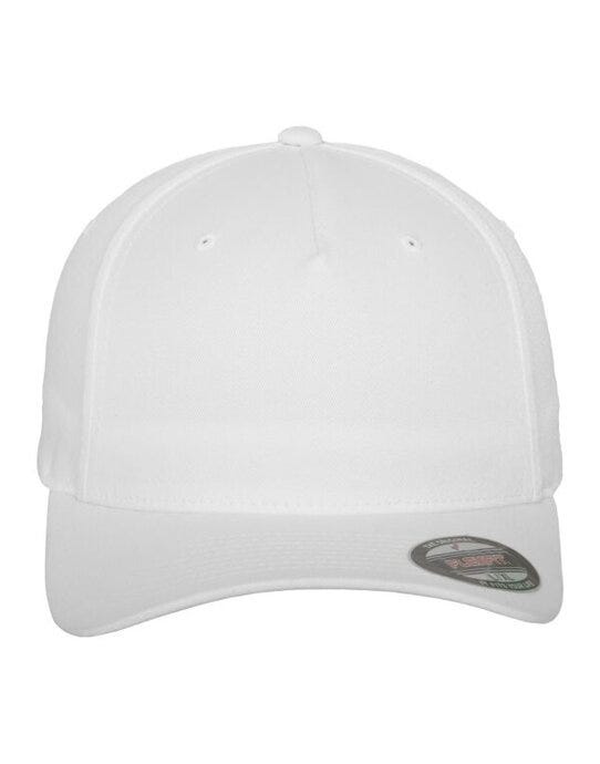 5 Panel Cap - White
