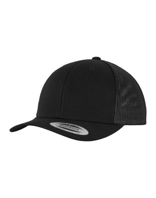 Retro Trucker Cap - Black