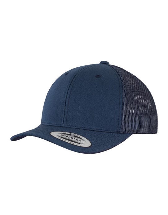 Retro Trucker Cap - Navy