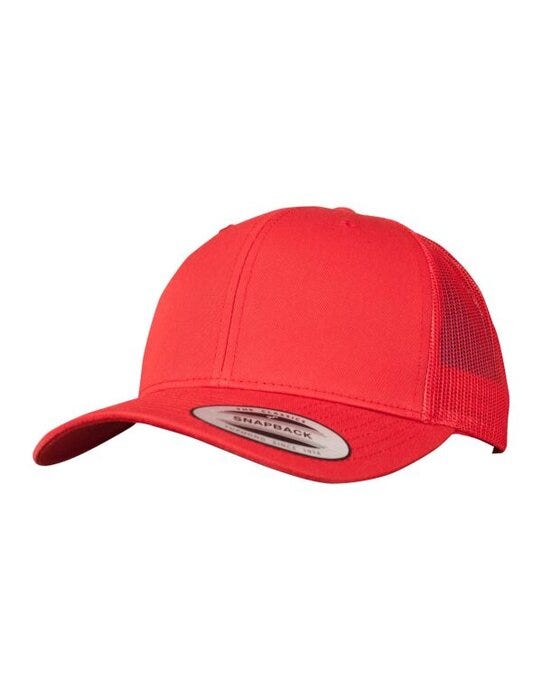 Retro Trucker Cap - Red