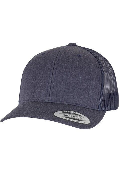 Retro Trucker Cap - Heather Navy