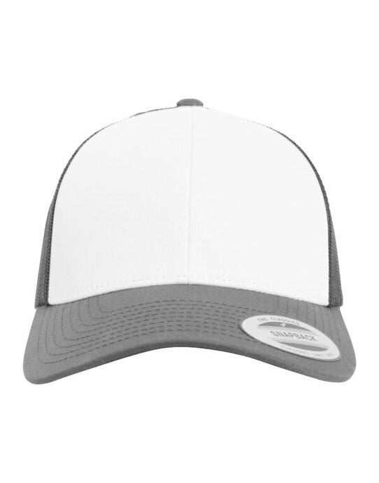 Retro Trucker Colored Front - Dark Grey/White/Dark Grey