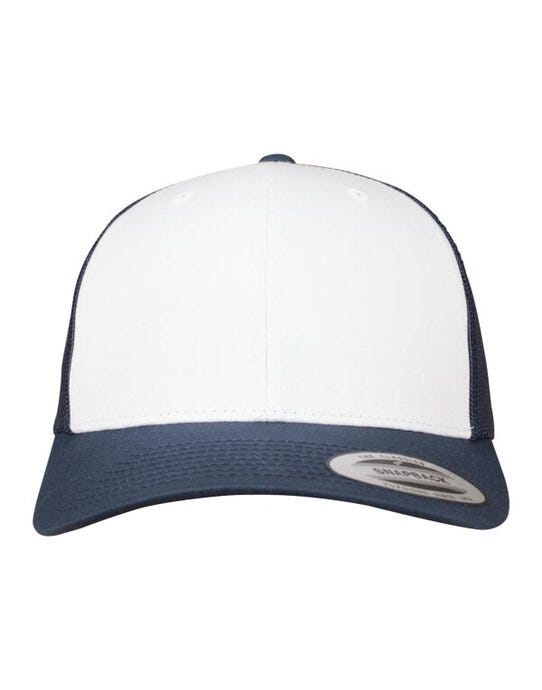 Retro Trucker Colored Front - Navy/White/Navy