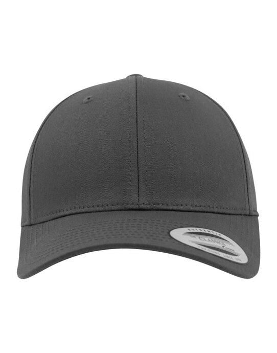 Curved Classic Snapback Cap - Charcoal