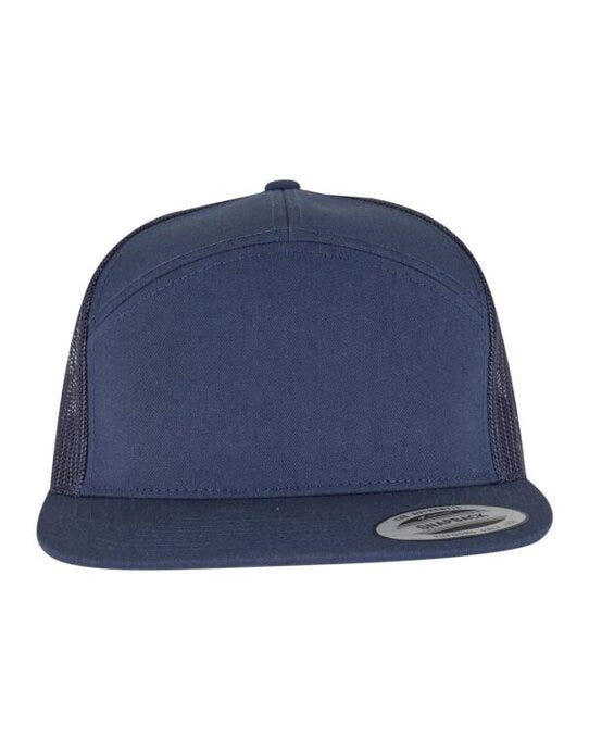 7 Panel Classic Trucker Cap - Navy/Navy