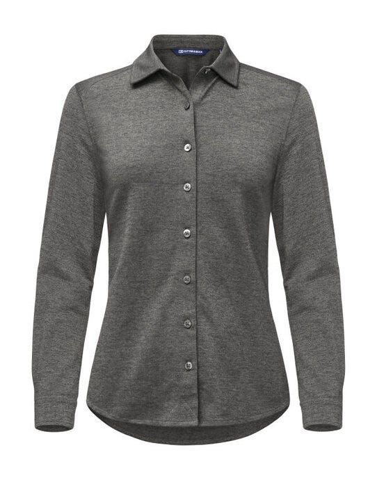 C&B Ladies Advantage Shirt - Anthracite Melange