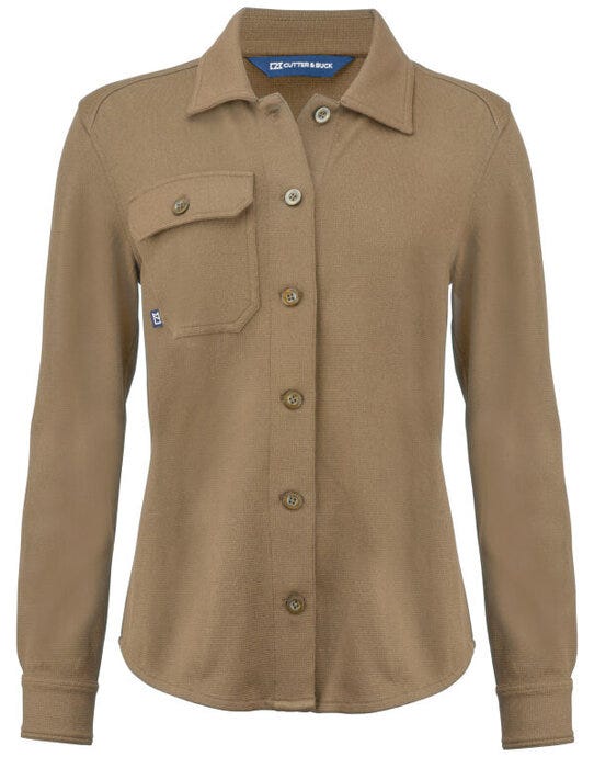 C&B Ladies Advantage Leisure Shirt - Khaki