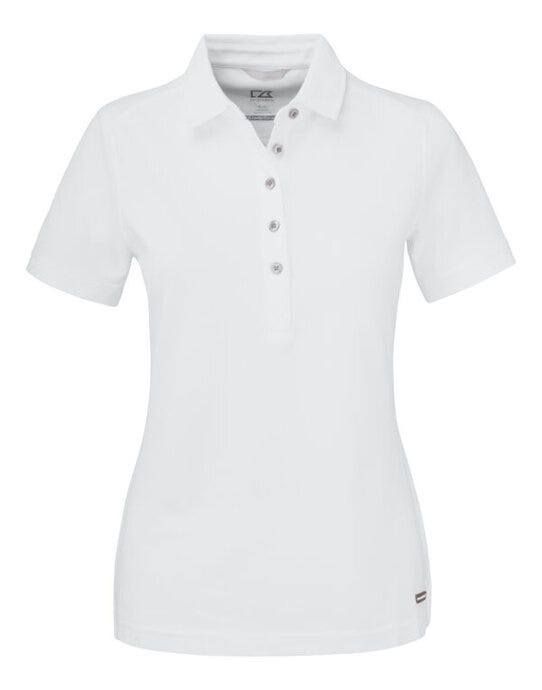 C&B Ladies Advantage Polo - White