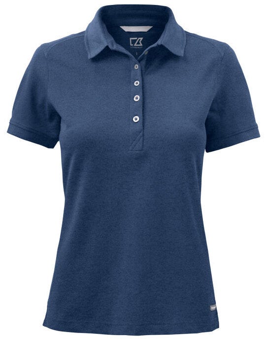C&B Ladies Advantage Polo - Cobolt Melange