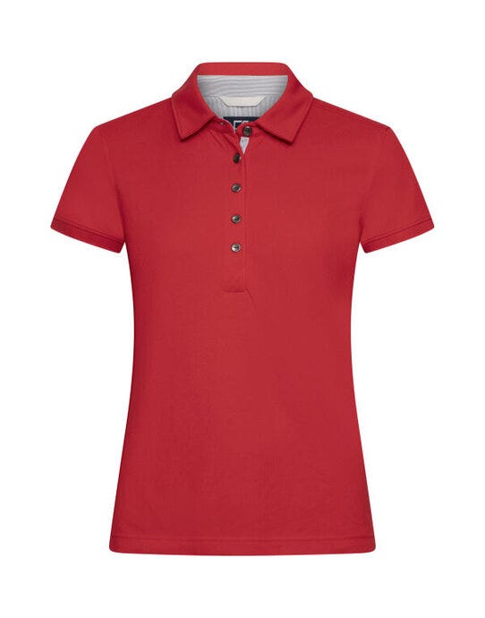 C&B Ladies Advantage Premium Polo - Red
