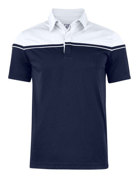 C&B Seabeck Polo - Dark Navy/White