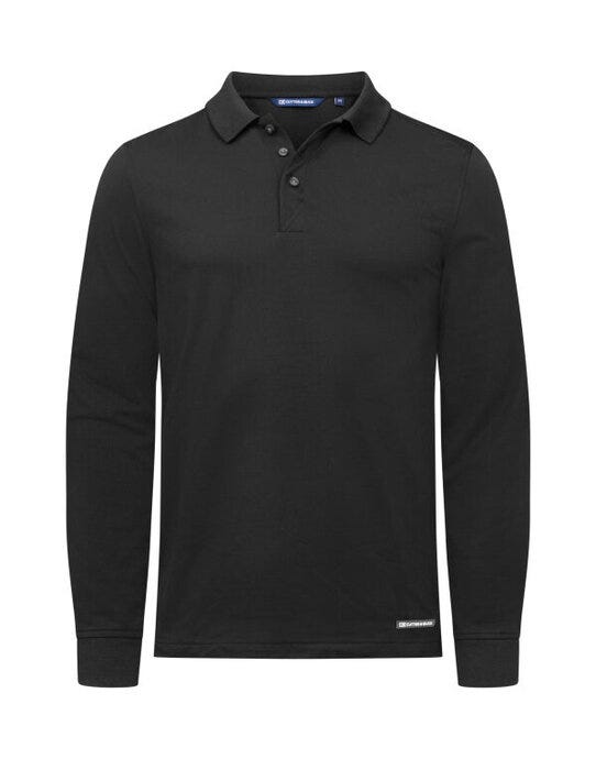 C&B Advantage Long Sleeve Polo - Black