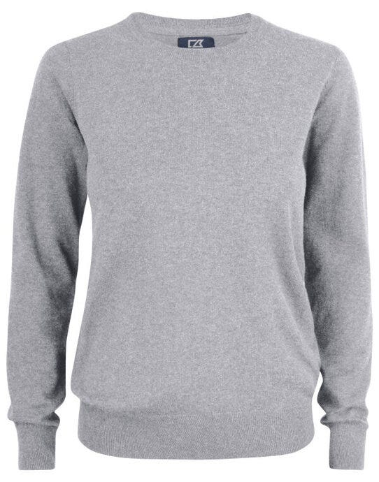 C&B Ladies Oakville Crewneck Sweat - Grey Melange