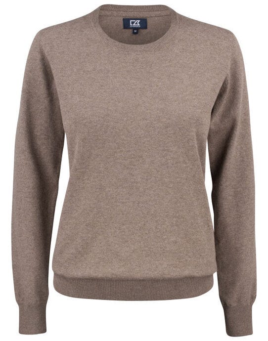 C&B Ladies Oakville Crewneck Sweat - Nougat Melange