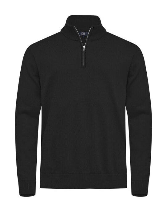 C&B Oakville Half Zip Sweater - Black