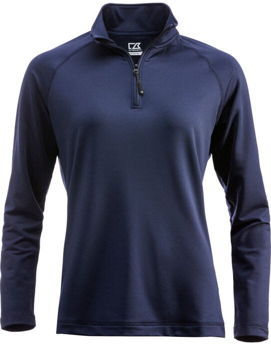 C&B Ladies Coos Bay Half Zip - Dark Navy