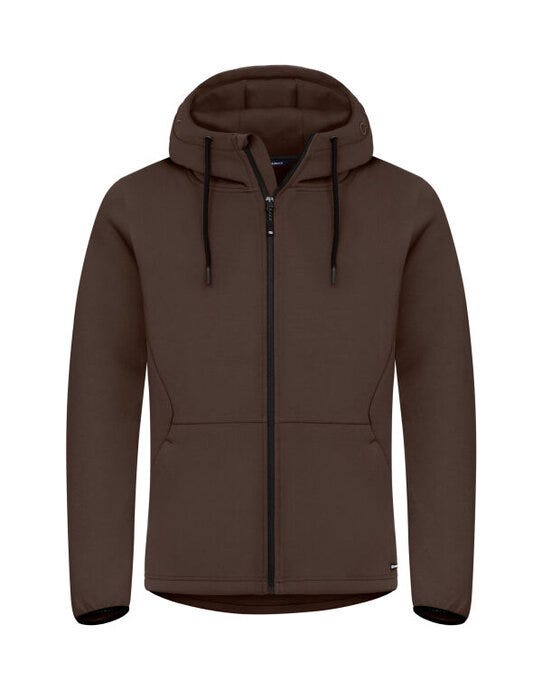 C&B Pemberton Full Zip Hood - Dark Mocca