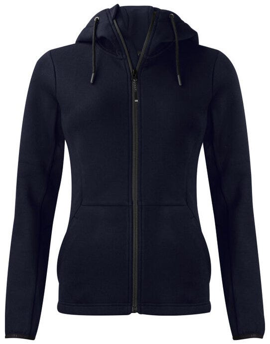 C&B Ladies Pemberton Full Zip Hood - Dark Navy