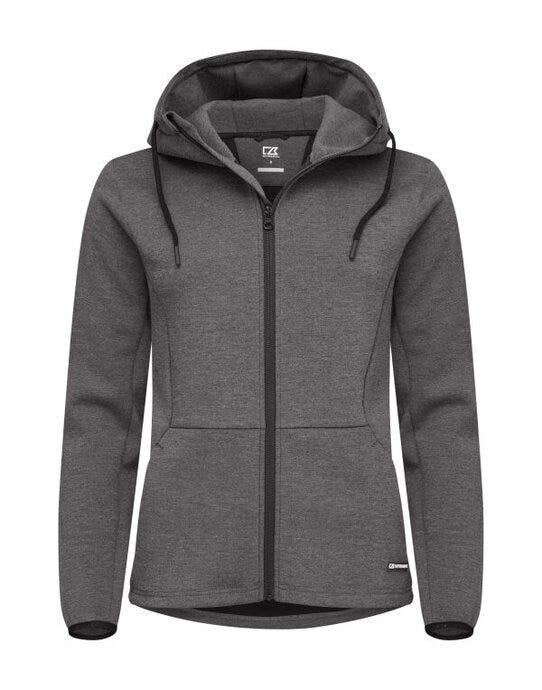 C&B Ladies Pemberton Full Zip Hood - Anthracite Melange