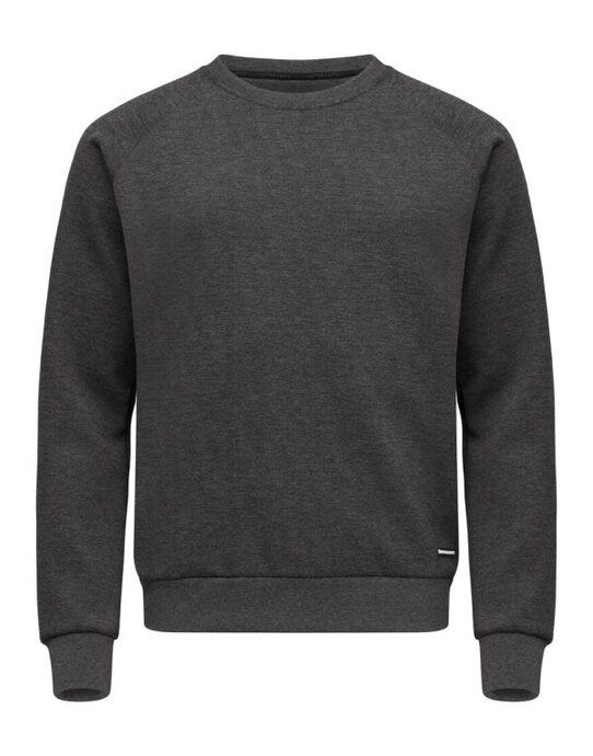 C&B Pemberton Crewneck Men - Anthracite Melange