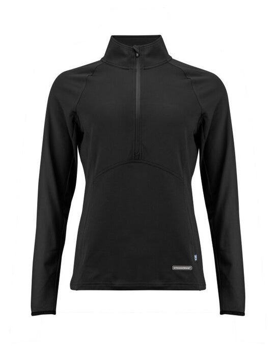 C&B Ladies Adapt Half Zip - Black