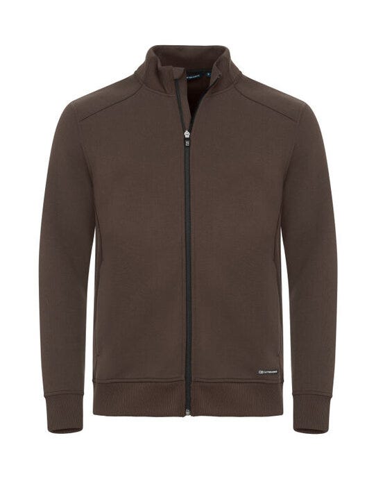 C&B Pemberton Full Zip Sweatshirt - Dark Mocca