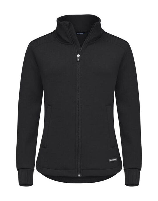 C&B Ladies Pemberton Full Zip Sweatshirt - Black
