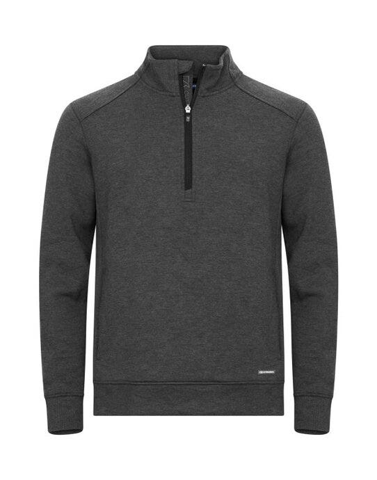 C&B Pemberton Half Zip - Anthracite Melange